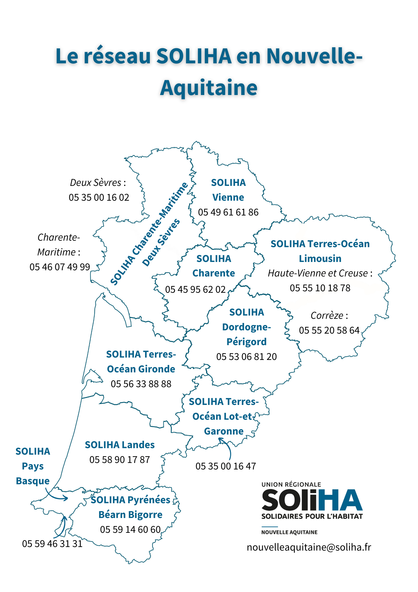 Le réseau SOLIHA en Nouvelle-Aquitaine