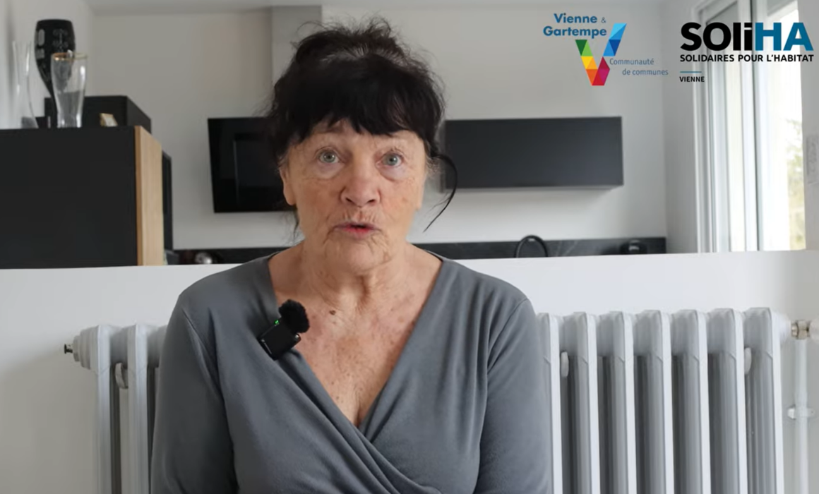 Madame Charlet a décidé de rénover son logement en faisant appel à SOLIHA.