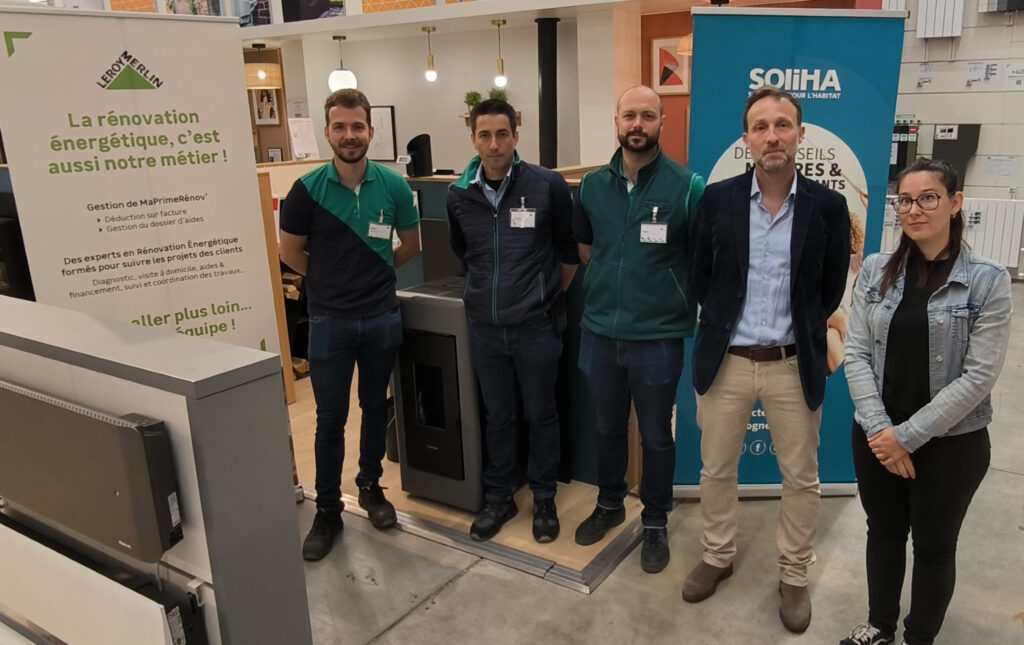 Le partenariat entre SOLIHA et Leroy Merlin se décline au-delà du Lot-et-Garonne... et ici à Marsac (24).